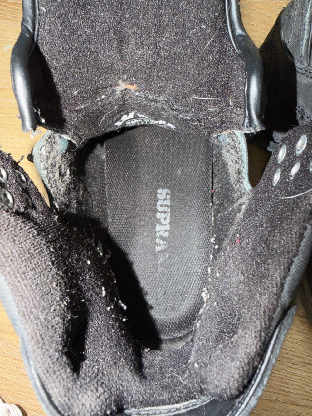 Supra Muska 001 triple black high top sneakers - Picture 8 of 9